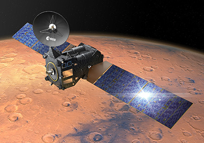 La sonde Trace Gas Orbiter (© ESA/David Ducros).