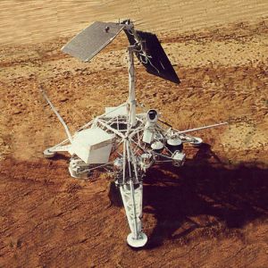Model of the Surveyor lunar probe (© NASA)